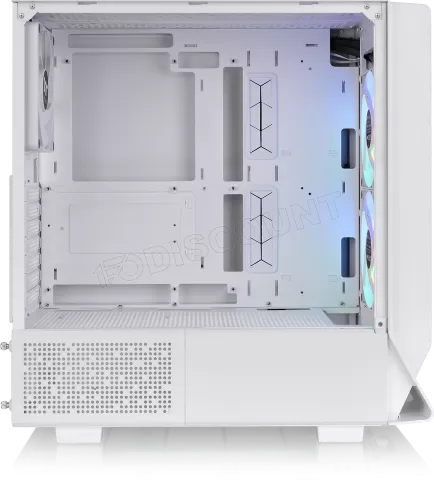 Photo de Boitier Moyen Tour E-ATX Thermaltake Ceres 330 TG RGB avec panneau vitré (Blanc)