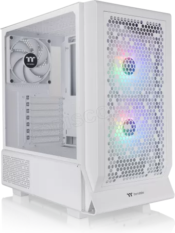 Photo de Boitier Moyen Tour E-ATX Thermaltake Ceres 330 TG RGB avec panneau vitré (Blanc)