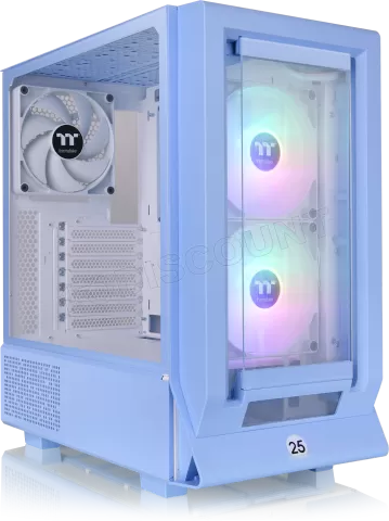 Photo de Boitier Moyen Tour E-ATX Thermaltake Ceres 350 MX RGB avec panneaux vitrés (Bleu)