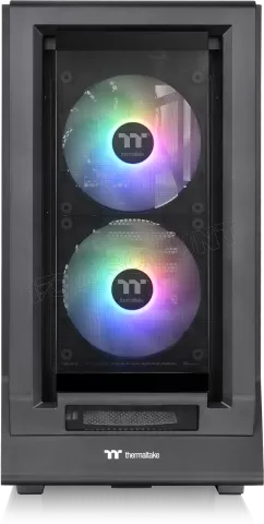 Photo de Boitier Moyen Tour E-ATX Thermaltake Ceres 350 MX RGB avec panneaux vitrés (Noir)