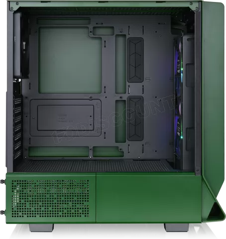 Photo de Boitier Moyen Tour E-ATX Thermaltake Ceres 350 MX RGB avec panneaux vitrés (Vert)