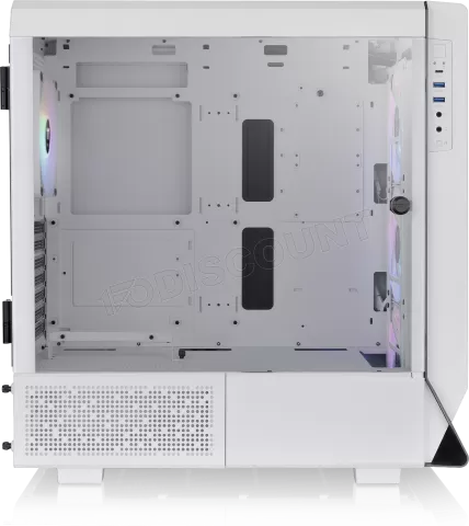 Photo de Boitier Moyen Tour E-ATX Thermaltake Ceres 500 RGB avec panneau vitré (Blanc)