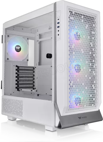 Photo de Boitier Moyen Tour E-ATX Thermaltake Ceres 500 RGB avec panneau vitré (Blanc)