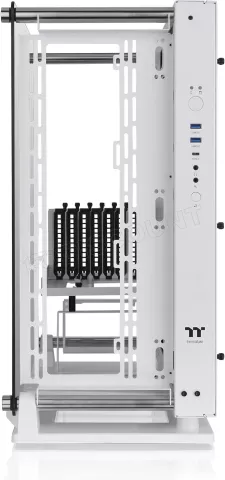 Photo de Boitier Moyen Tour E-ATX Thermaltake Core P3 TG Pro avec panneau vitré (Blanc)