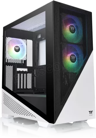 Photo de Boitier Moyen Tour E-ATX Thermaltake Divider 370 RGB (Blanc/Noir)