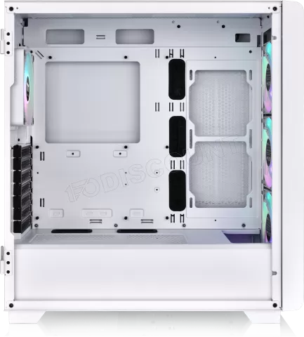 Photo de Boitier Moyen Tour E-ATX Thermaltake S250 TG RGB avec panneau vitré (Blanc)