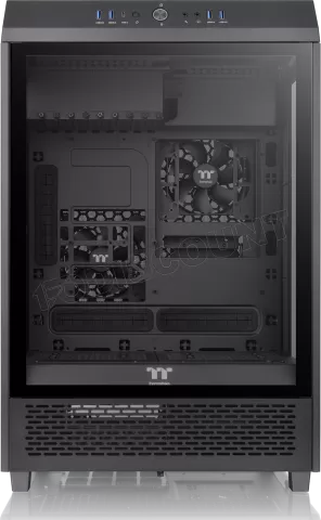 Photo de Boitier Moyen Tour E-ATX Thermaltake The Tower 500 avec panneaux vitrés (Noir)