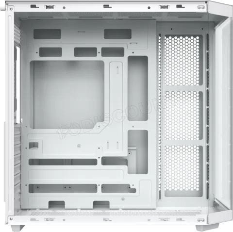 Photo de Boitier Moyen Tour E-ATX Xigmatek Cubi II RGB avec panneaux vitrés (Blanc)