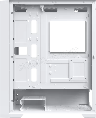 Photo de Boitier Moyen Tour E-ATX Xigmatek Gaming X II RGB avec panneau vitré (Blanc)