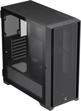 Photo de Boitier Moyen Tour E-ATX Xigmatek Master X II avec panneau vitré (Noir)