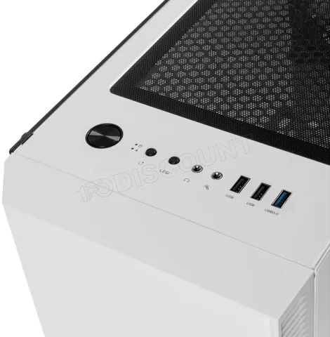 Photo de Boitier Moyen Tour E- ATX Zalman R2 RGB avec panneau vitré (Blanc)