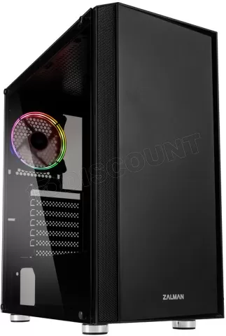 Photo de Boitier Moyen Tour E-ATX Zalman R2 RGB avec panneau vitré (Noir)