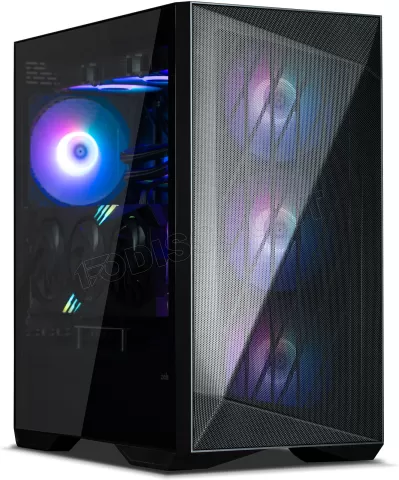 Photo de Boitier Moyen Tour E-ATX Zalman Z9 Iceberg MS RGB avec panneau vitré (Noir)