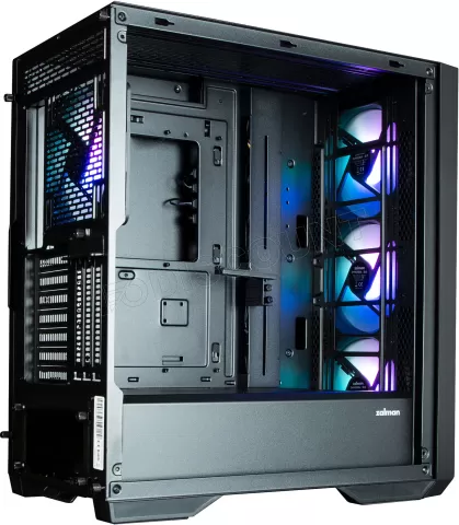 Photo de Boitier Moyen Tour E-ATX Zalman Z9 Iceberg MS RGB avec panneau vitré (Noir)