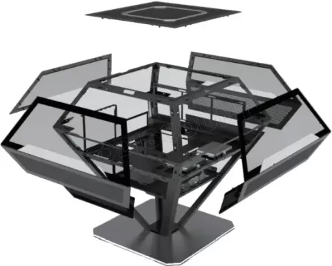 Photo de Boitier Pyramide ATX Azza Diamond (Noir)