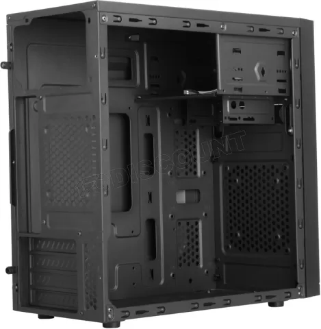 Photo de Boitier Tour Micro ATX MaxInPower Black Dandy BM1082 + Alimentation 480W (Noir)