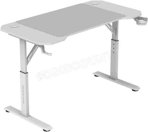 Photo de Bureau Gamer ergonomique Mars Gaming MGD Ergo 120 (Blanc)