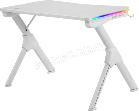 Photo de Bureau Gamer Mars Gaming MGD RGB (Blanc)