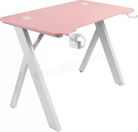 Photo de Bureau Gamer Mars Gaming MGD100 RGB (Rose/Blanc)