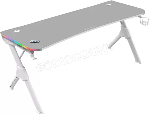 Photo de Bureau Gamer Mars Gaming MGDXL RGB (Blanc)