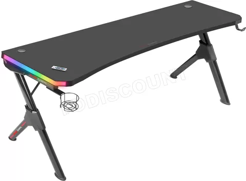 Photo de Bureau Gamer Mars Gaming MGDXL RGB (Noir)