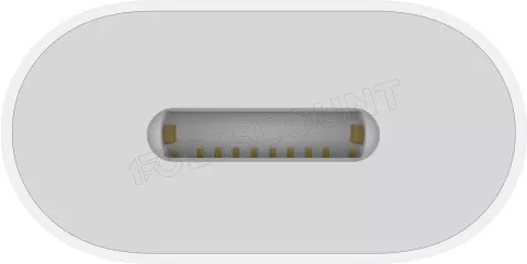 Photo de Câble adaptateur Apple Lightning mâle 1.2 vers USB-C 10cm (Blanc)