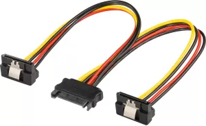 Photo de Câble adaptateur Goobay alimentation S-ATA femelle vers 2xS-ATA 20cm