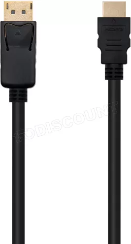 Photo de Cable adaptateur Nanocable DisplayPort vers HDMI M/M 5m (Noir)