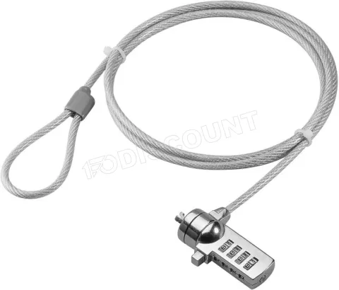 Photo de Cable Antivol à code pour PC et portables Goobay