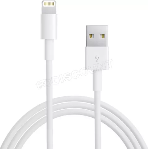 Photo de Cable Apple Lightning 1m (Blanc)