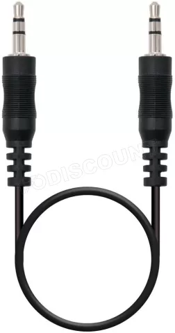 Photo de Cable Audio Jack 3"1/2 M/M 1,5m