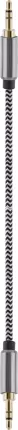 Photo de Cable audio Jack 3,5mm T'nB M/M 1m (Noir/Gris)