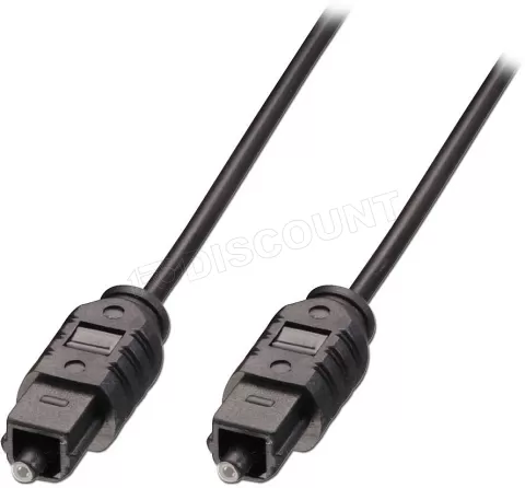 Photo de Cable Audio Optique Lindy 2m - Toslink vers Toslink