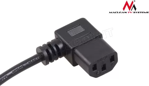 Photo de Cable d'alimentation Maclean 3m coudé (MCTV-803)