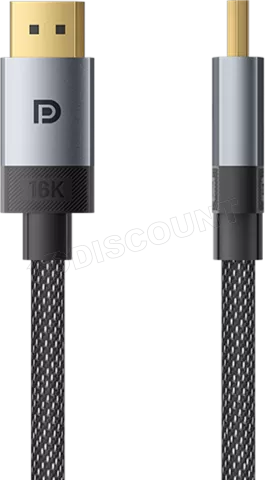 Photo de Cable DisplayPort 2.1 Vention M/M 5m (Gris)