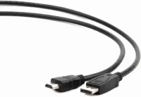 Photo de Cable DisplayPort vers HDMI M/M CableXpert 1.8m (Noir)