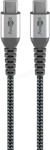 Photo de Cable Goobay USB-C M/M 0.15m 60W (Noir)