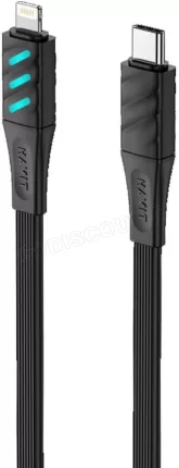 Photo de Câble Havit CB6255 USB-C vers Lightning 1m M/M 27W (Noir)