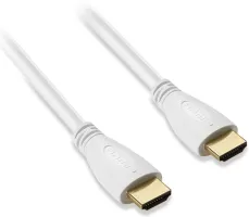 Photo de Câble HDMI 1.4 D2 Diffusion 3m M/M (Blanc)