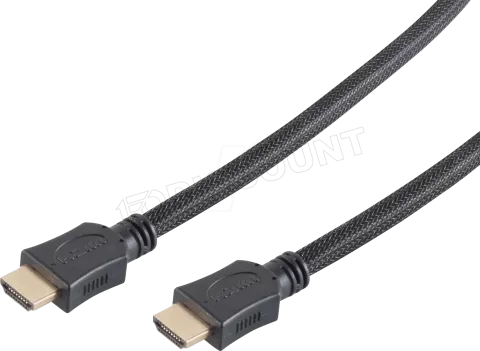 Photo de Cable HDMI 1.4 Shiverpeaks M/M 2m (Noir)