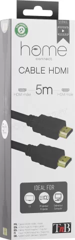 Photo de Câble HDMI 1.4 T'nB 5m M/M (Noir)