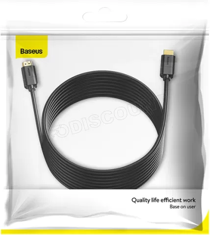 Photo de Cable HDMI 2.0 Baseus 5m M/M (Noir)