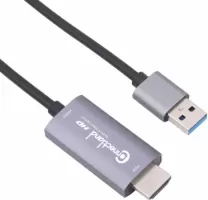 Photo de Câble HDMI 2.0 Connectland vers USB-A 2m M/M (Argent)