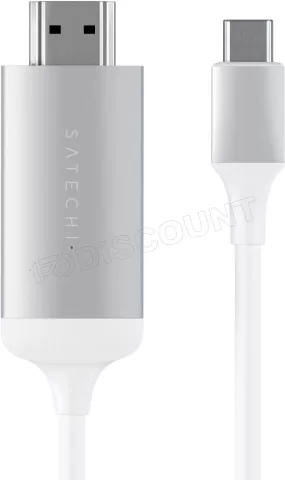 Photo de Câble HDMI 2.0 Satechi vers USB-C 1,8m M/M (Argent)