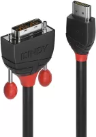 Photo de Cable HDMI Lindy vers DVI-D 2m M/M (Noir)