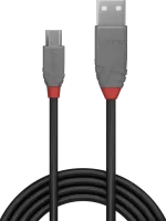 Photo de Cable Lindy Anthra Line USB 2.0 vers Micro B M/M 50cm (Gris)