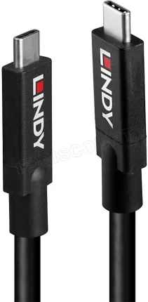 Photo de Cable Lindy USB 3.2 vers Type C M/M 10 GB/s 5m (Noir)