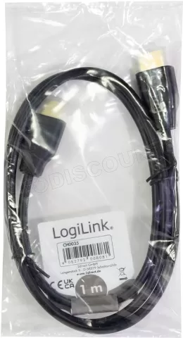 Photo de Cable LogiLink HDMI 2.0 M/M 1m (Noir)