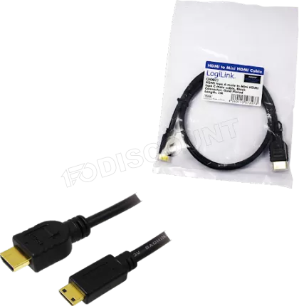 Photo de Cable LogiLink HDMI vers mini HDMI 1.5m M/M