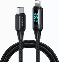 Photo de Câble Mcdodo Digital HD USB-C vers Lightning avec écran 1,2m M/M 36W (Noir)